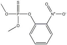 Thiophosphoric acid O,O-dimethyl O-[o-nitrophenyl] ester Struktur