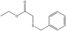 (Benzylthio)acetic acid ethyl ester Struktur