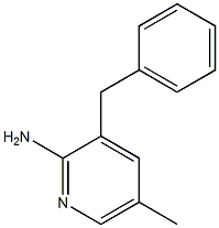 3-Benzyl-5-methylpyridin-2-amine Struktur