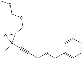 2,3-Epoxy-6-(benzyloxy)-1-(methoxymethoxy)-3-methyl-4-hexyne Struktur