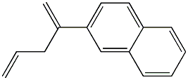 2-(1-Methylene-3-butenyl)naphthalene Struktur