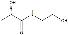 {S}-N-(2-Hydroxyethyl)-2-hydroxypropionamide Struktur