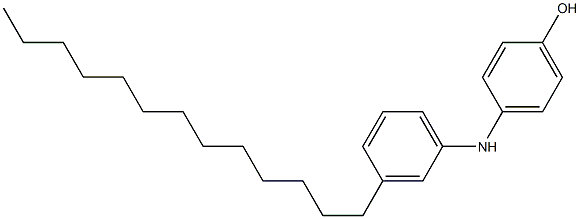 3'-Tridecyl[iminobisbenzen]-4-ol Struktur