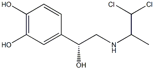 (R)-Dichloroisoproterenol Struktur