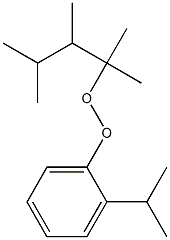 2-Isopropylphenyl 1,1,2,3-tetramethylbutyl peroxide Struktur