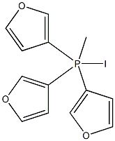 Methyltri(3-furyl)phosphoranyl iodide Struktur