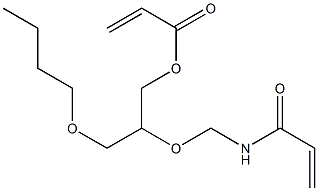 1-Acryloylamino-3-acryloyloxymethyl-2,5-dioxanonane Struktur