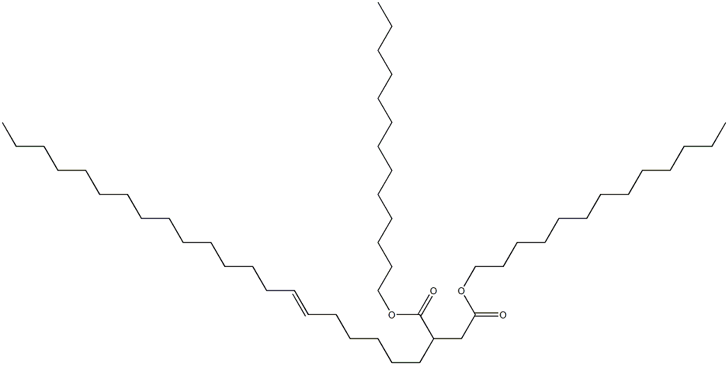 2-(6-Henicosenyl)succinic acid ditridecyl ester Struktur