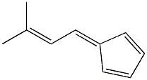 5-(3-Methyl-2-buten-1-ylidene)-1,3-cyclopentadiene Struktur