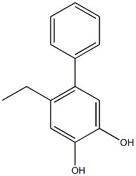 4-Ethyl-5-phenyl-1,2-benzenediol Struktur