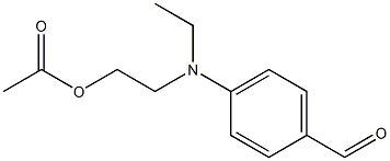 4-[N-Ethyl-N-(2-acetoxyethyl)amino]benzaldehyde Struktur