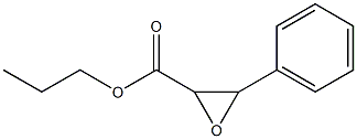 3-Phenyloxirane-2-carboxylic acid propyl ester Struktur