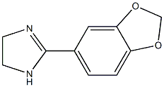 5-(1-Imidazoline-2-yl)-1,3-benzodioxole Struktur