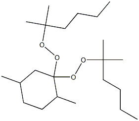 2,5-Dimethyl-1,1-bis(1,1-dimethylpentylperoxy)cyclohexane Struktur