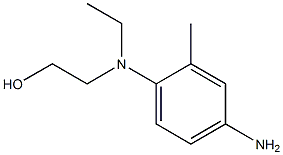 2-[Ethyl(4-amino-2-methylphenyl)amino]ethanol Struktur