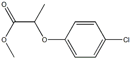 2-(4-Chlorophenoxy)propanoic acid methyl ester Struktur