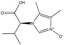 3-[(S)-1-Carboxy-2-methylpropyl]-4,5-dimethyl-3H-imidazole 1-oxide Struktur