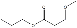 3-Methoxypropanoic acid propyl ester Struktur