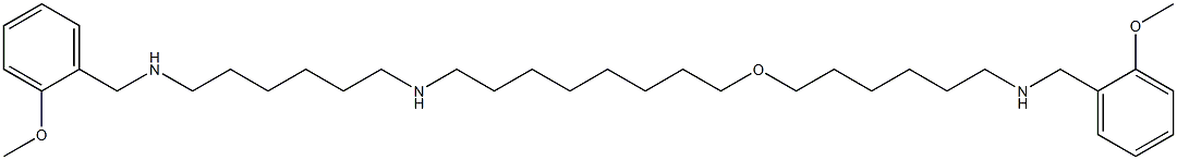 1,26-Bis(2-methoxyphenyl)-9-oxa-2,18,25-triazahexacosane Struktur