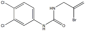 1-(2-Bromoallyl)-3-(3,4-dichlorophenyl)urea Struktur