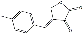 4-(4-Methylbenzylidene)-4,5-dihydro-2,3-furandione Struktur