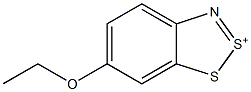 6-Ethoxy-1,2,3-benzodithiazol-2-ium Struktur