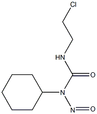 1-(2-Chloroethyl)-3-cyclohexyl-3-nitrosourea Struktur