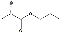 [S,(-)]-2-Bromopropionic acid propyl ester Struktur