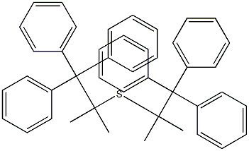 (Triphenylmethyl)isopropyl sulfide Struktur