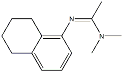 N1,N1-Dimethyl-N2-(5,6,7,8-tetrahydronaphthalen-1-yl)acetamidine Struktur