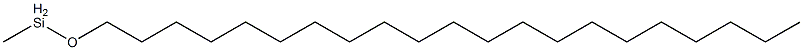 Methyl(henicosyloxy)silane Struktur