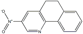 5,6-Dihydro-3-nitrobenzo[h]quinoline Struktur