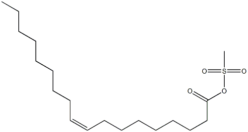 Methanesulfonic acid oleoyl ester Struktur