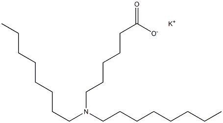 6-(Dioctylamino)hexanoic acid potassium salt Struktur