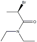 [R,(-)]-2-Bromo-N,N-diethylpropionamide Struktur