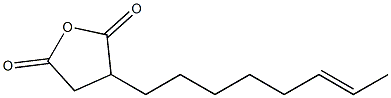 3,4-Dihydro-3-(6-octenyl)-2,5-furandione Struktur