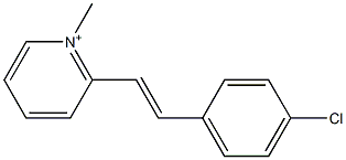 2-(4-Chlorostyryl)-N-methylpyridinium Struktur