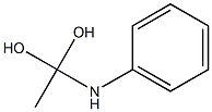 N-(1,1-Dihydroxyethyl)aniline Struktur