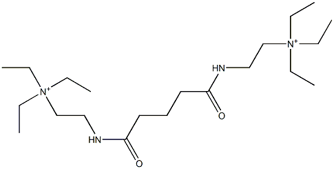 2,2'-[(1,5-Dioxo-1,5-pentanediyl)diimino]bis(N,N,N-triethylethanaminium) Struktur