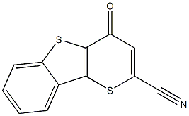 4-Oxo-4H-thiopyrano[3,2-b][1]benzothiophene-2-carbonitrile Struktur