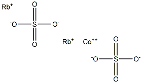 Rubidium cobalt(II) sulfate Struktur