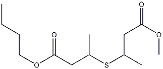 3,3'-Thiodibutyric acid 1-butyl 1'-methyl ester Struktur