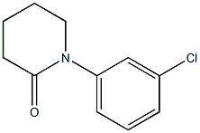 1-(3-Chlorophenyl)-2-piperidone Struktur