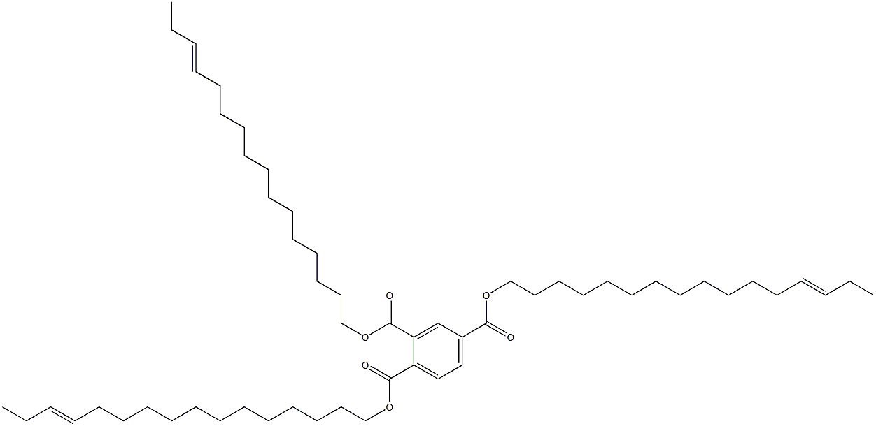 1,2,4-Benzenetricarboxylic acid tri(13-hexadecenyl) ester Struktur