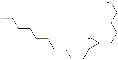 5,6-Epoxyhexadecan-1-ol Struktur