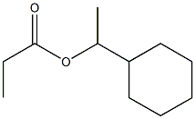 Propionic acid 1-cyclohexylethyl ester Struktur