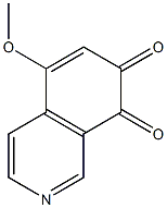 5-Methoxyisoquinoline-7,8-dione Struktur