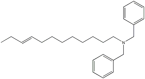 (9-Dodecenyl)dibenzylamine Struktur