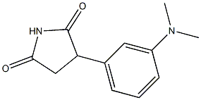 2-[m-(Dimethylamino)phenyl]succinimide Struktur