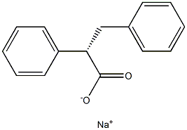 [S,(+)]-2,3-Diphenylpropionic acid sodium salt Struktur